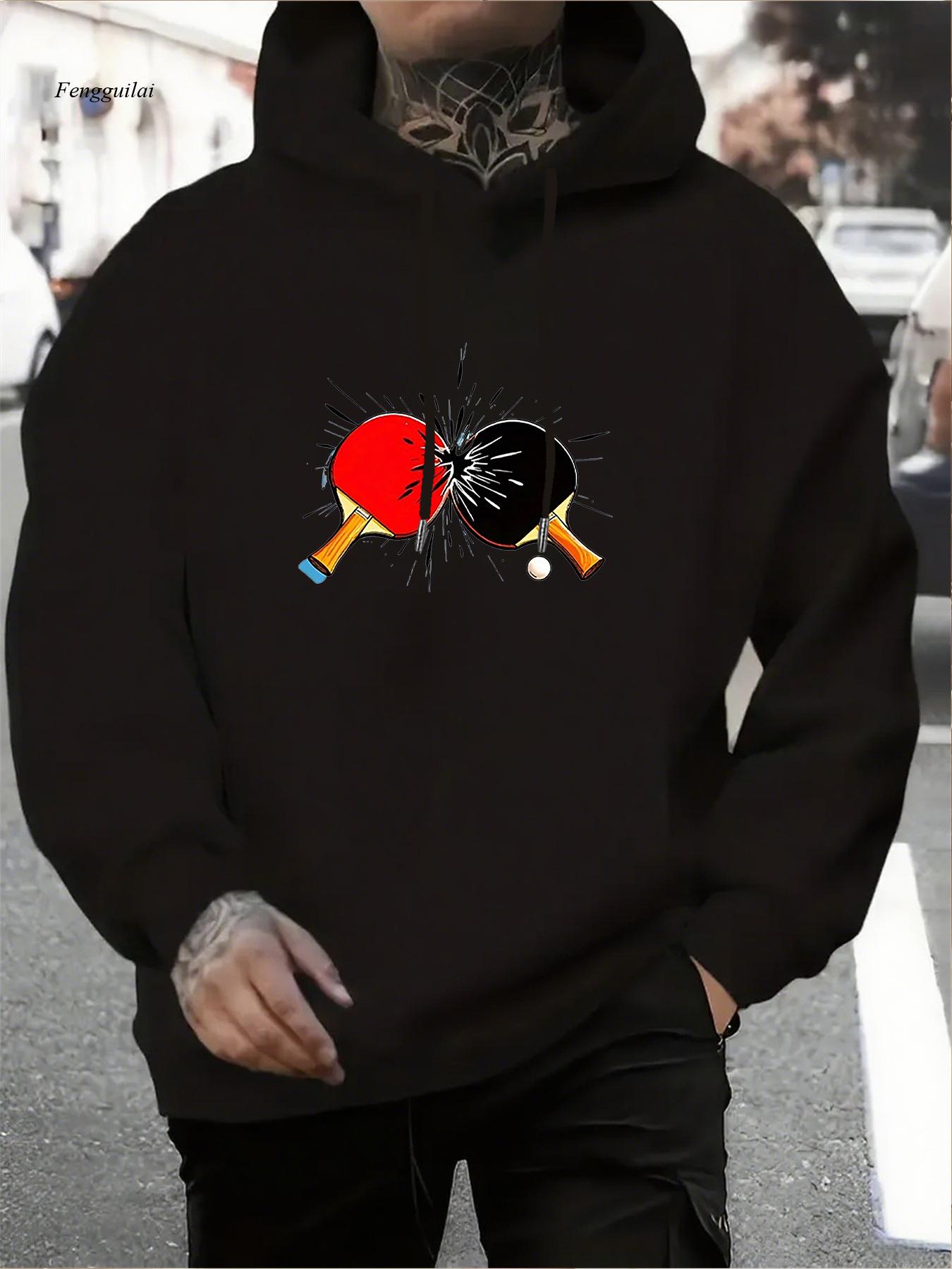 Table Tennis Graphics - Ping Pong Smash grafische hoodie -