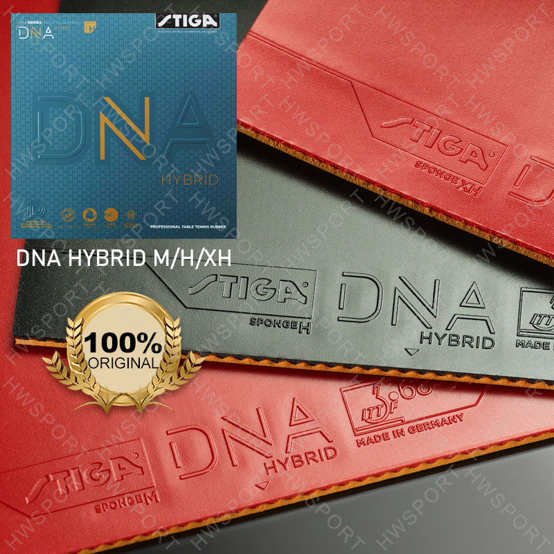 Table Tennis Hybrid Rubbers - STIGA DNA HYBRID Series Tafeltennisrubber Professioneel