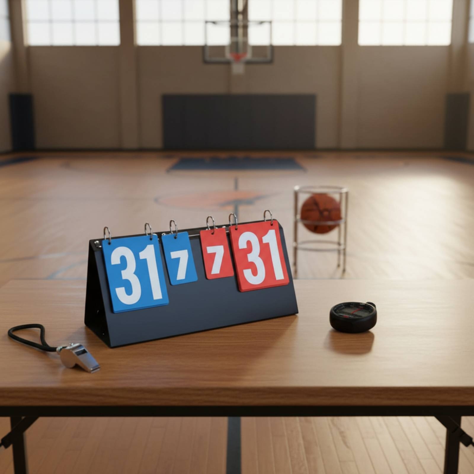 Table Tennis Scoreboard - Draagbaar omklapbaar scorebord Multi-sport omklapbaar scorebord