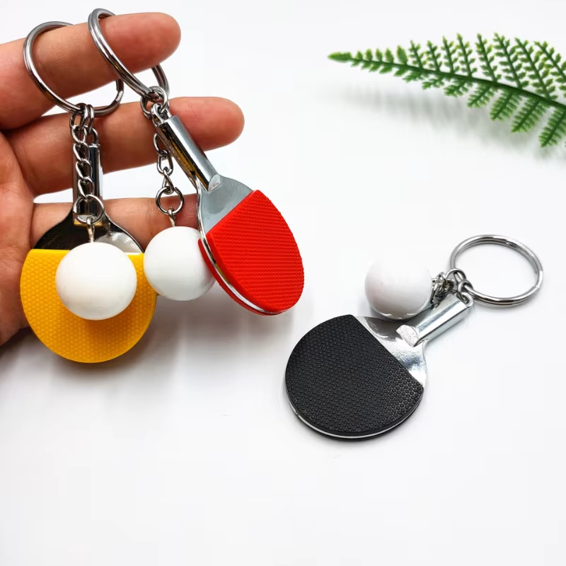 Table Tennis Ball - 7 kleuren schattige pingpong racket hangers