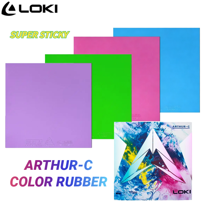 Table Tennis Loki - Originele LOKI Arthur-C Kleur Tafeltennisrubber Blauw