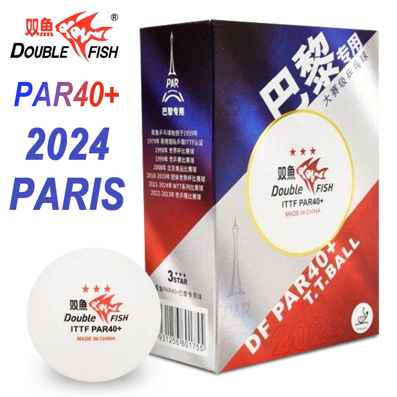 Table Tennis France - DUBBELE VIS PAR 40+ Tafeltennisballen 3
