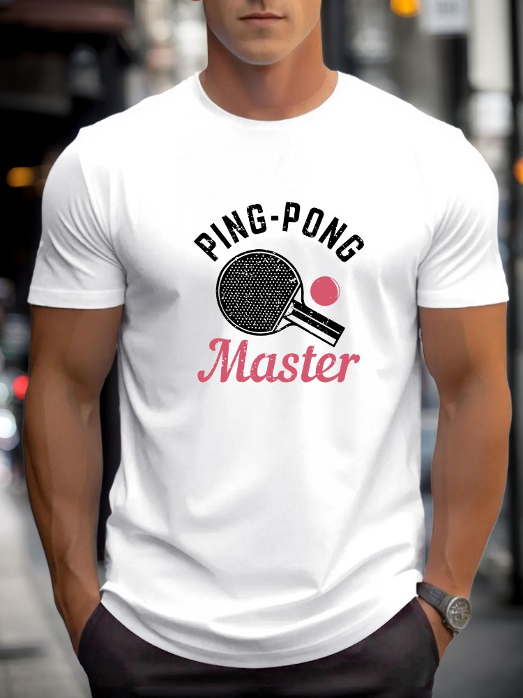 Table Tennis Graphics - Heren T-shirt Ping Pong Master Tafeltennis