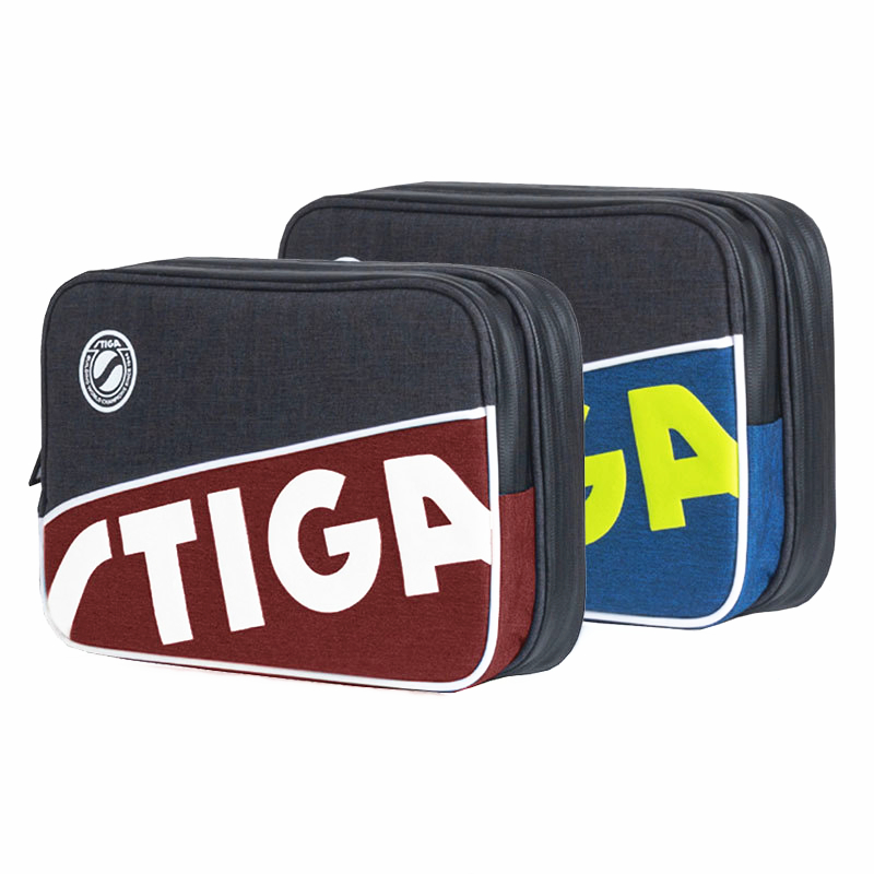 Table Tennis Kit Bag - STIGA Tafeltennisrackets Tas Nieuwe Dubbellaags Vierkant