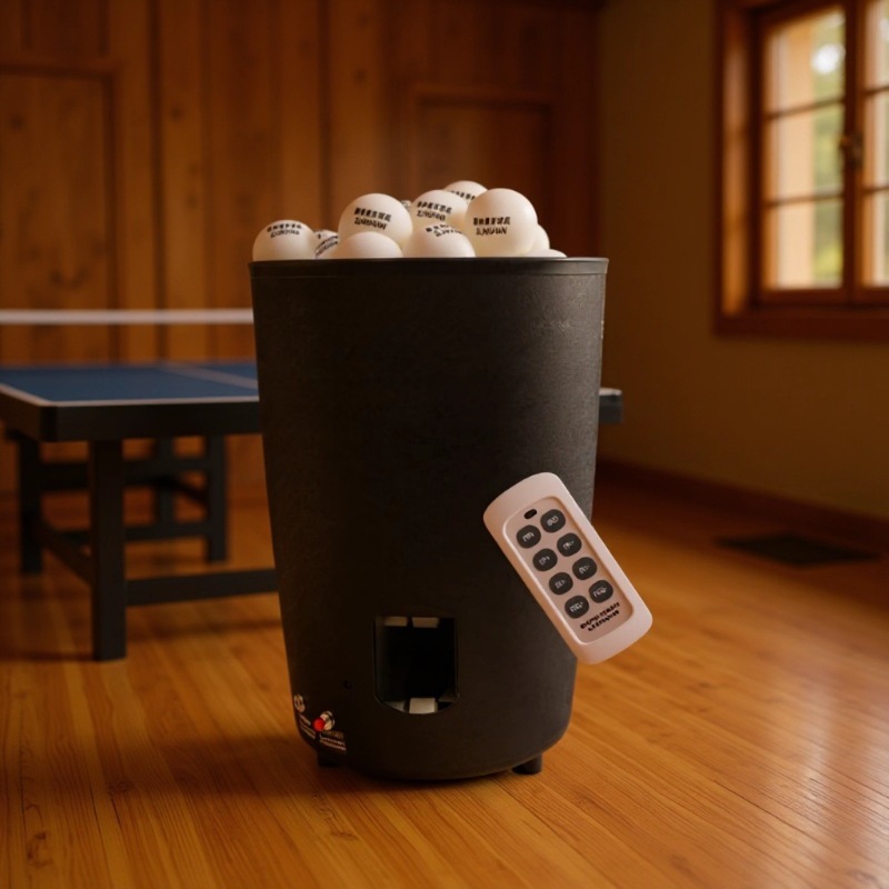 Table Tennis Ball - Draagbare tafeltennisbalmachine Automatisch, oplaadbare pingpongrobot-lanceerinrichting met