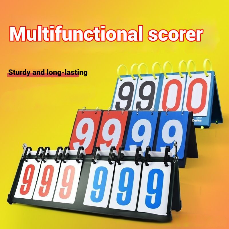 Table Tennis Scoreboard - Competitiescorebord Biljart Multifunctioneel flip-scorebord Tafeltennis Basketbal