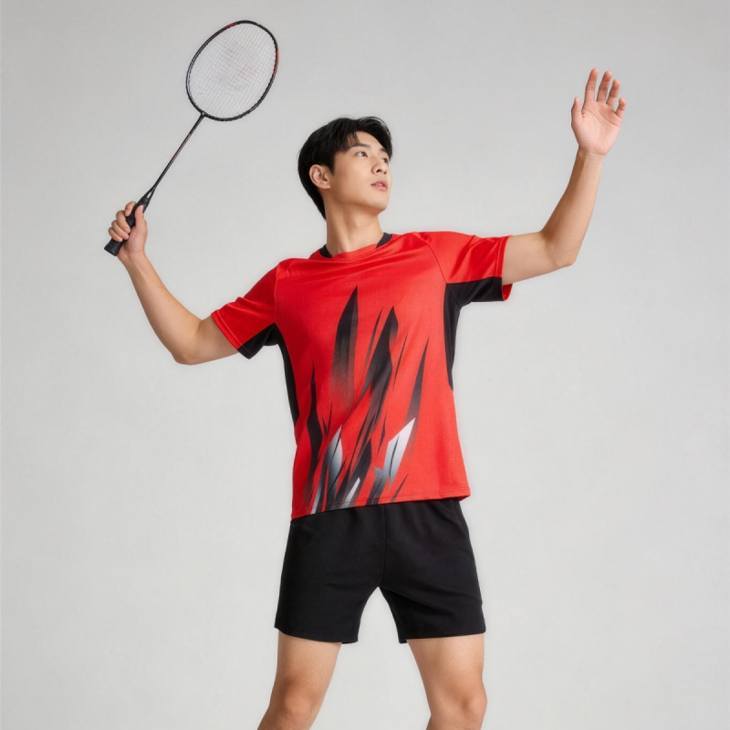 Table Tennis Graphics - Badminton Tafeltennis T-shirt voor heren 3D