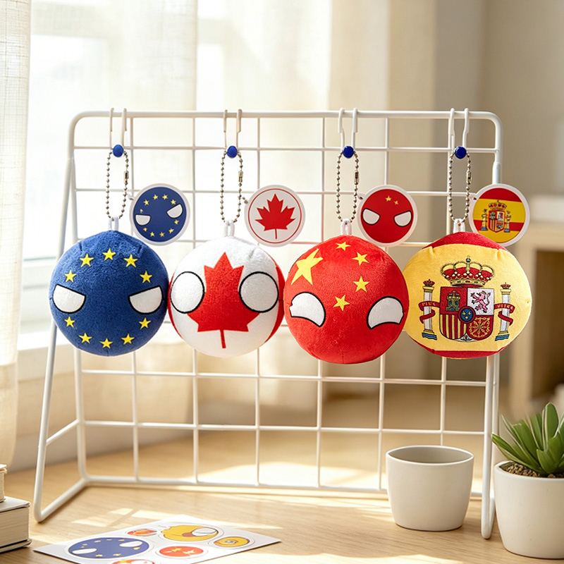 10cm Kawaii Polandball Pluche  - Table Tennis France recensie en prijs