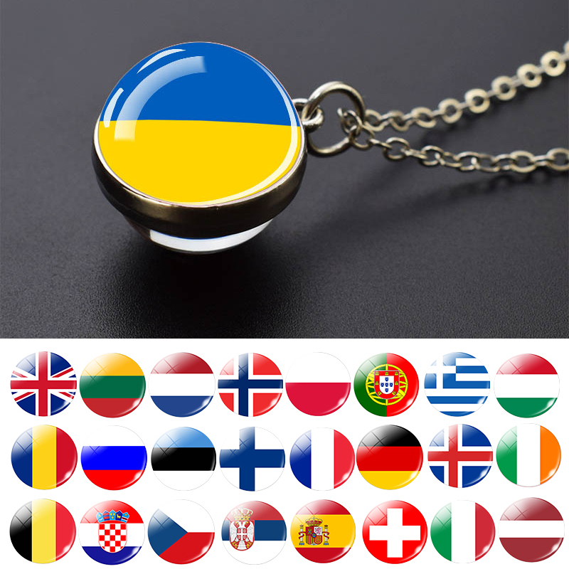 Europa Landen Vlag Glazen Bal  - Table Tennis France recensie en prijs