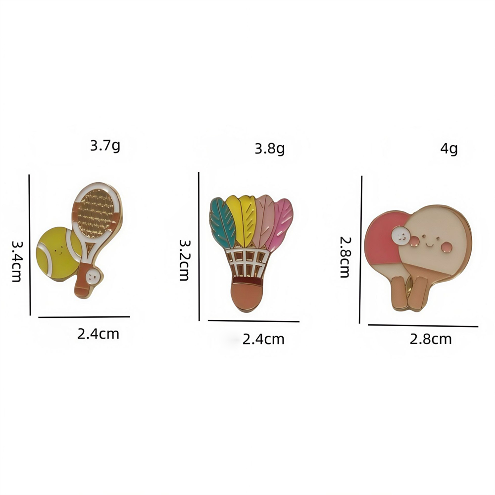 Broches van zinklegering Stijl - Table Tennis Kit Bag recensie en prijs