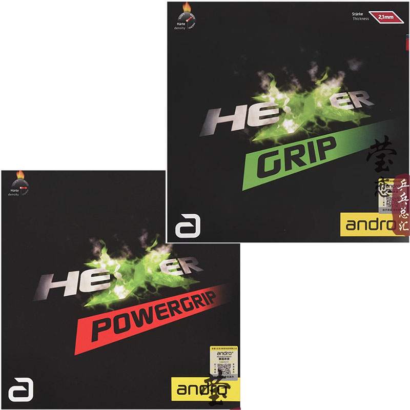 Andro HEXER GRIP tafeltennisru - Table Tennis Forehand Rubber recensie en prijs