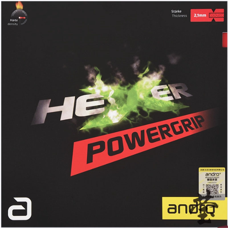 Andro HEXER GRIP tafeltennisru - Table Tennis Forehand Rubber recensie en prijs
