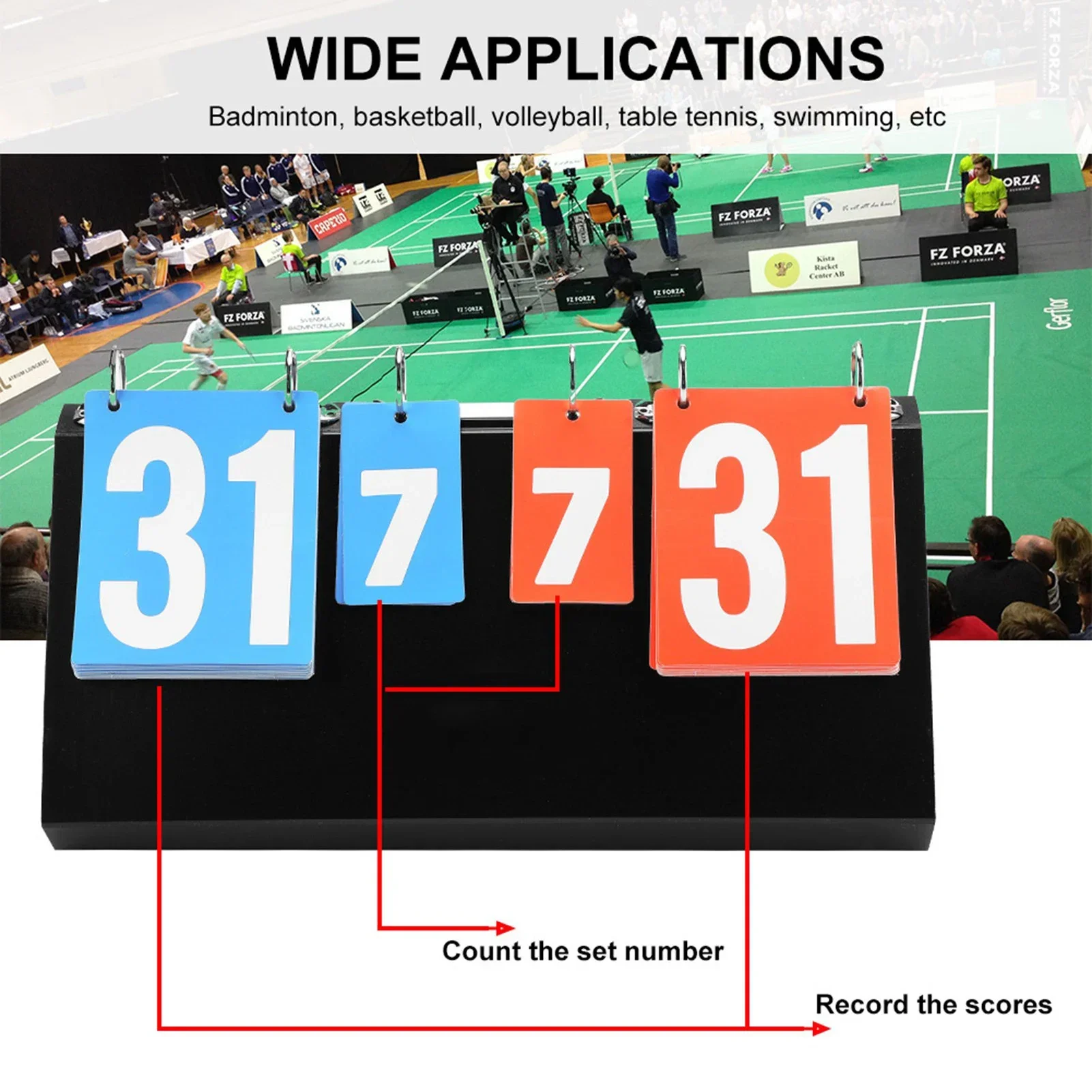 4-cijferig scorebord voor spor - Table Tennis Scoreboard recensie en prijs