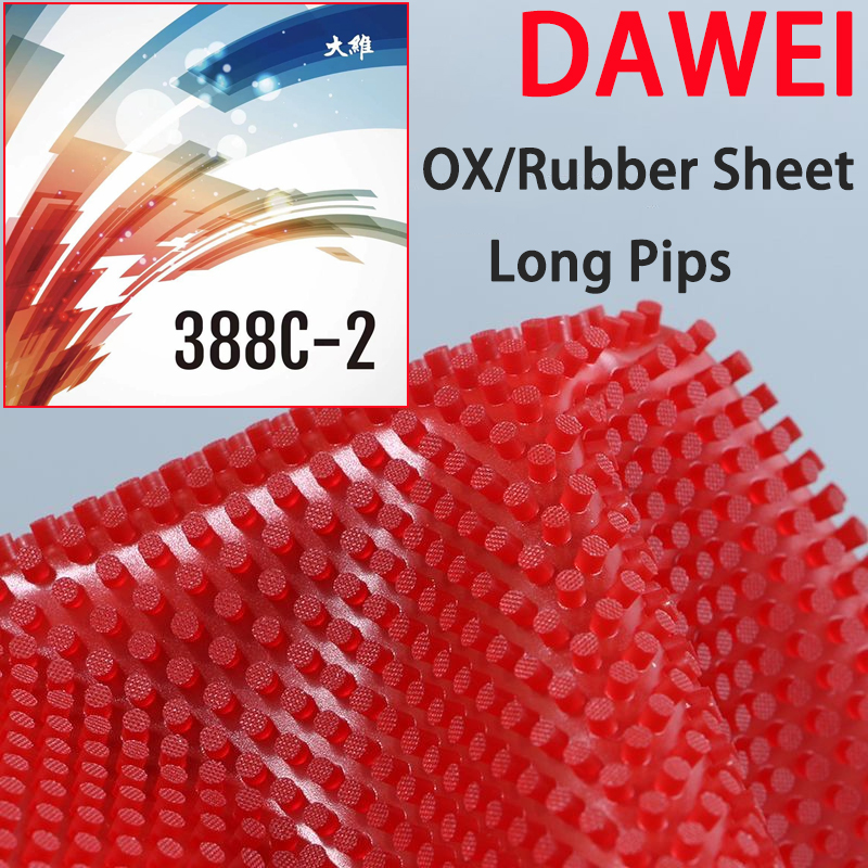Lange Pips OX Dawei 388C-2 Taf - Table Tennis Xiom recensie en prijs
