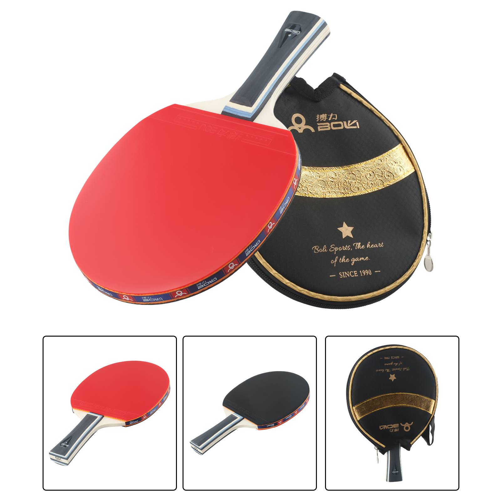 Tafeltennisracket 7-laags hout - Table Tennis Kit Bag recensie en prijs