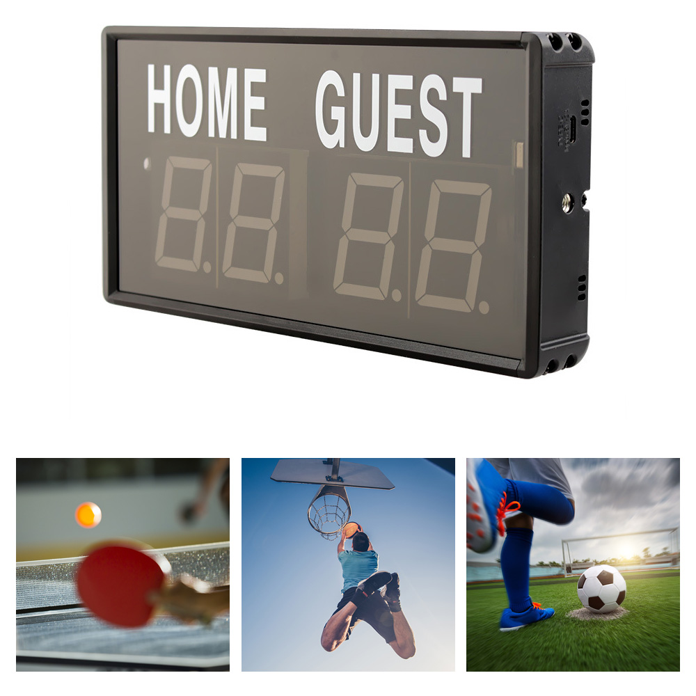 Draagbaar 4-cijferig LED-score - Table Tennis Scoreboard recensie en prijs