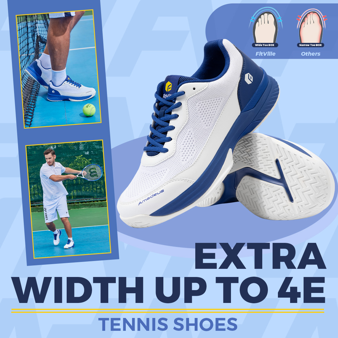 FitVille Extra brede picklebal - Table Tennis Shoes Asics recensie en prijs