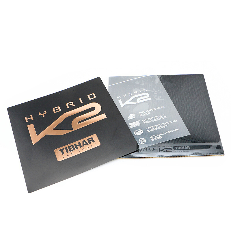 TIBHAR HYBRID K2 tafeltennisru - Table Tennis Hybrid Rubbers recensie en prijs
