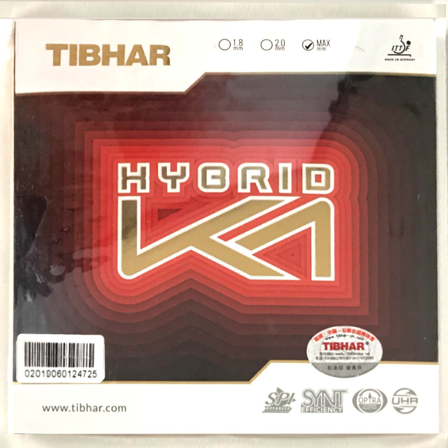 Tibhar Hybrid K1 / K1 PLUS nop - Table Tennis Hybrid Rubbers recensie en prijs