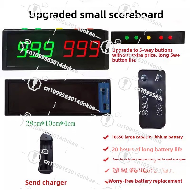 Basketbalwedstrijd Elektronisc - Table Tennis Scoreboard recensie en prijs