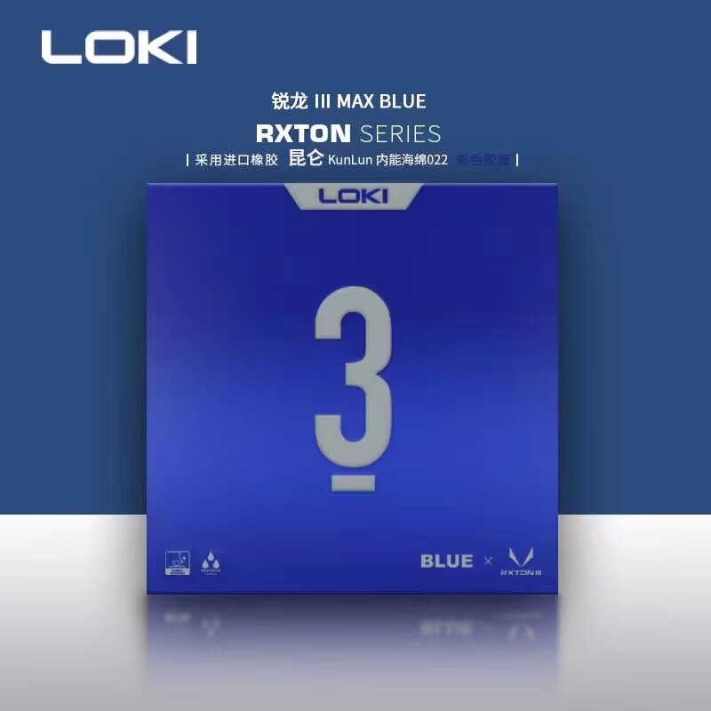 NIEUWE LOKI RXTON 3 Kleurrijke - Table Tennis Loki recensie en prijs