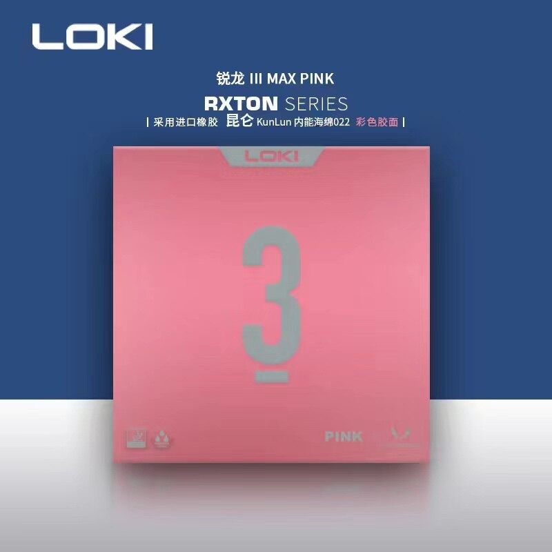 NIEUWE LOKI RXTON 3 Kleurrijke - Table Tennis Loki recensie en prijs