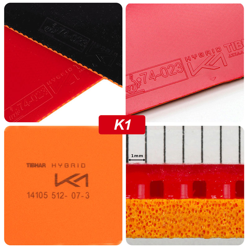 Originele Tibhar Hybride K1 Pr - Table Tennis Hybrid Rubbers recensie en prijs