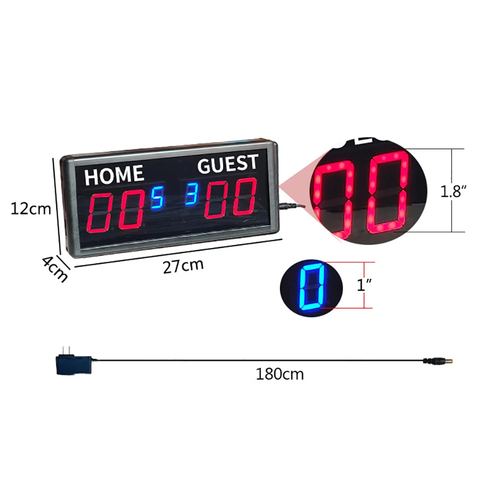 6-cijferig elektronisch scoreb - Table Tennis Scoreboard recensie en prijs