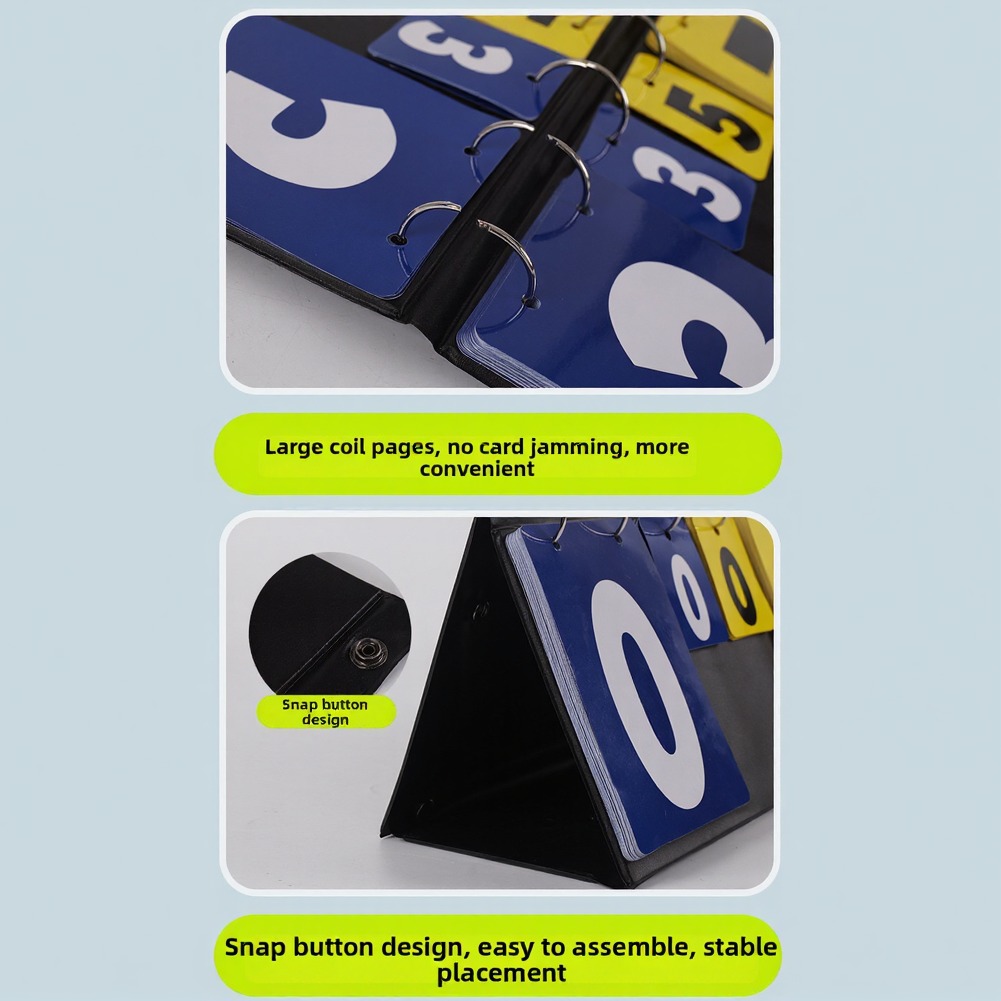 Zwart blauw geel Flip Scoreboa - Table Tennis Scoreboard recensie en prijs