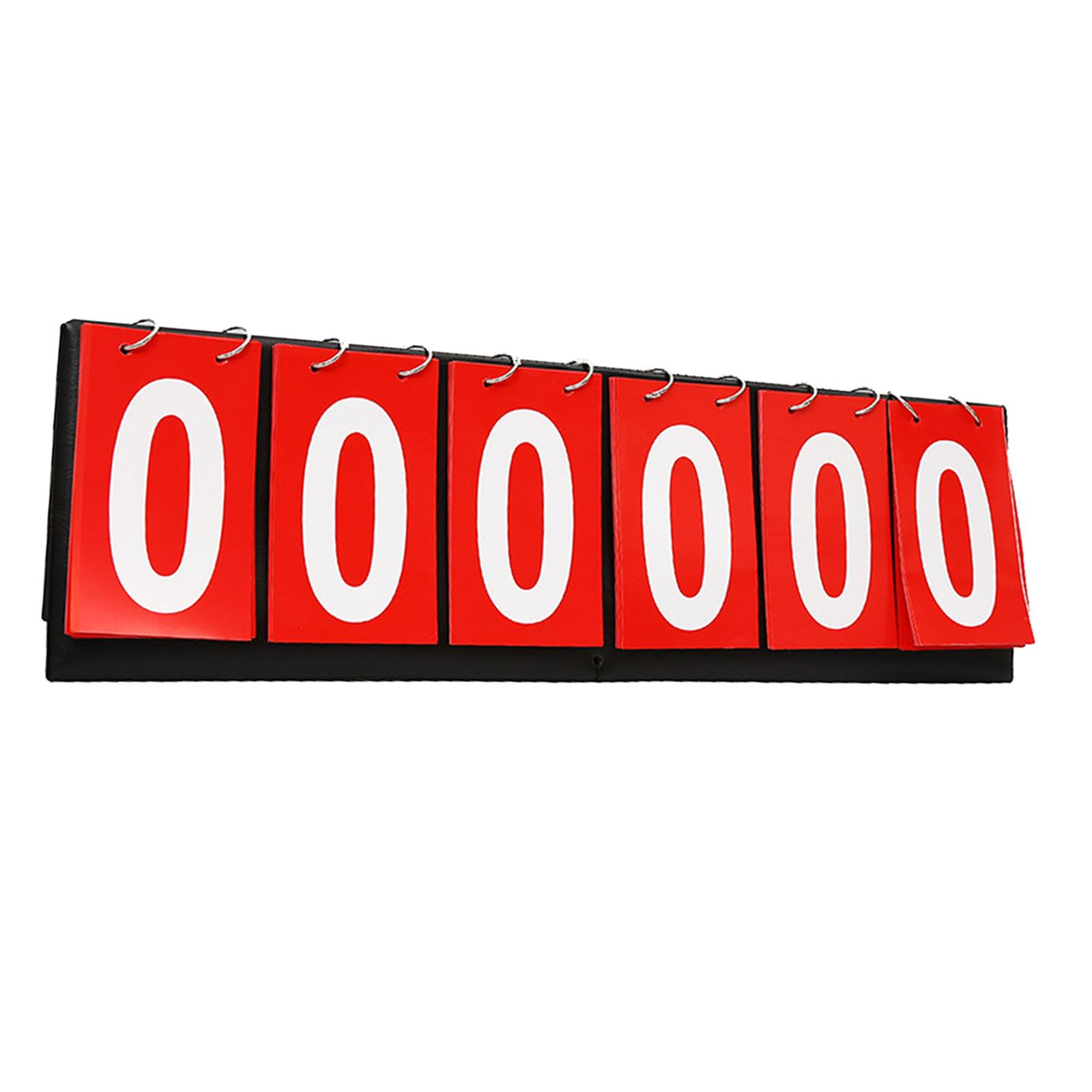 6-delige scorebordset, draagba - Table Tennis Scoreboard recensie en prijs