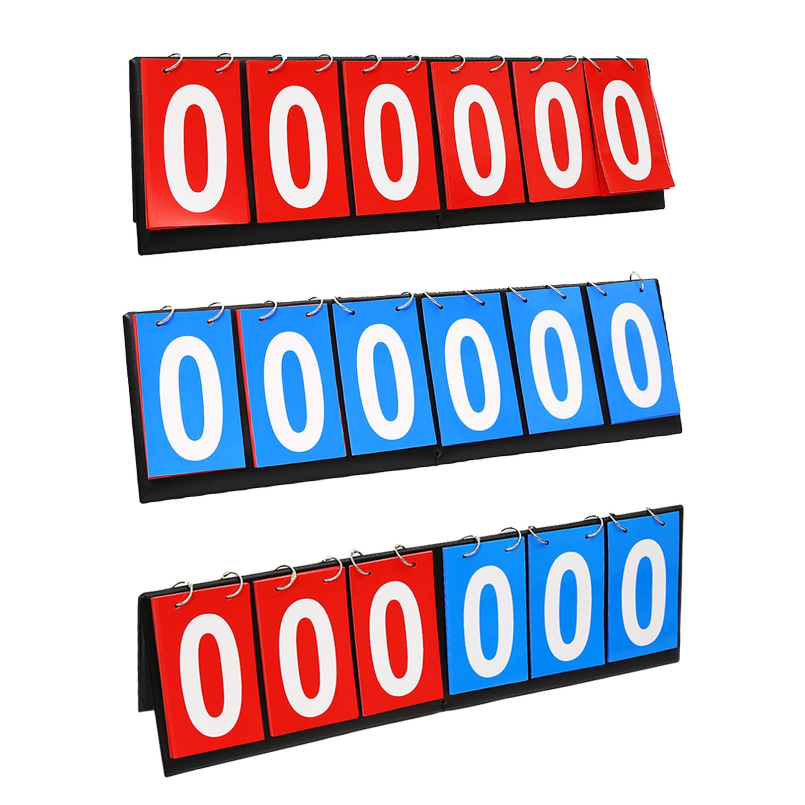 6-delige scorebordset, draagba - Table Tennis Scoreboard recensie en prijs