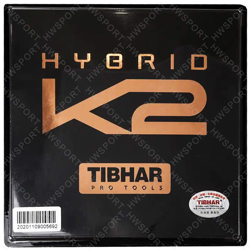 Tibhar Hybride K2 Tafeltennis  - Table Tennis Hybrid Rubbers recensie en prijs