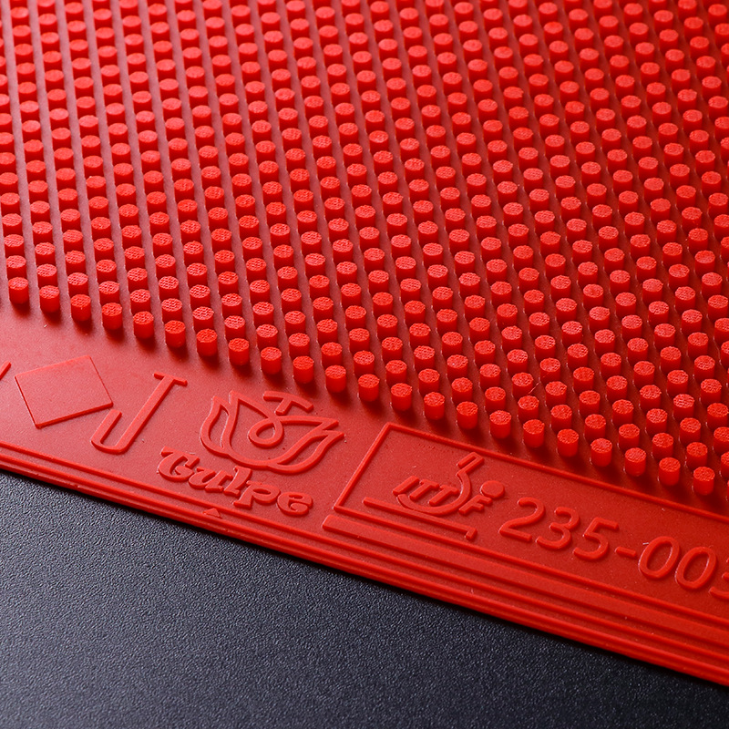 Nieuw TULPE Groen Blauw Rood T - Table Tennis Forehand Rubber recensie en prijs